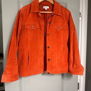 D&Co Orange suede leather Jacket